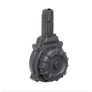 ProMag AR-15 9mm Luger Drum Magazine 50 Rounds Glock Style Polymer Black