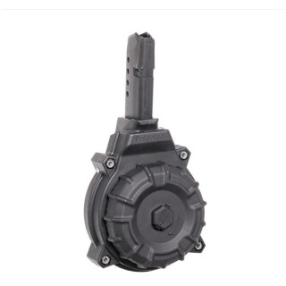 ProMag Drum Magazine For Glock 43 9mm Luger 50 Rounds Polymer Black