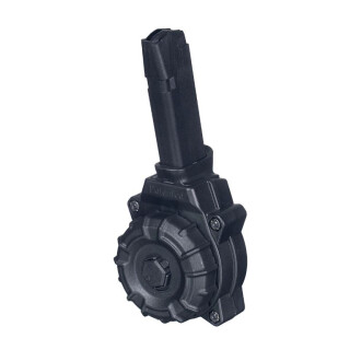 ProMag 9mm Luger Drum Magazine for Glock 48 30 Rounds Polymer Black