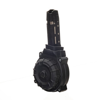 ProMag 10mm Drum Magazine for Glock 20 50 Rounds Polymer Black