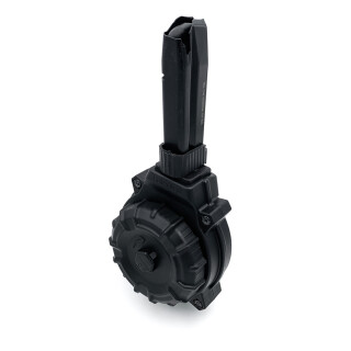 ProMag Mossberg MC2 9mm Drum Magazine 50 Rounds Polymer Black