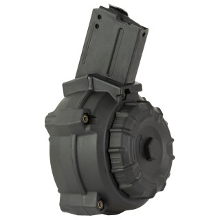 ProMag Ruger Mini-30 7.62x39 Drum Magazine 50 Rounds Polymer Black