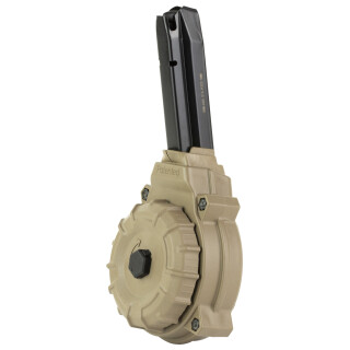 ProMag Sig Sauer P320 9mm Pistol Drum Magazine 50 Rounds Polymer FDE