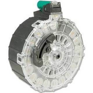 ProMag SAIGA Semi Auto Shotgun Drum Magazine 12 Gauge 2-3/4" Shells Only 20 Rounds Polymer Black SAI-A6