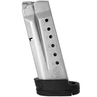 Smith & Wesson M&P Shield Magazine 9mm Luger 8 Rounds Stainless Steel 199360000