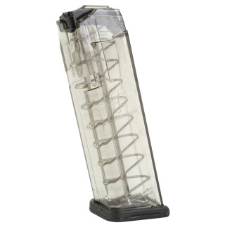 Elite Tactical Systems Magazine For Glock 17 9mm 10 Rounds Polymer Clear GLK-17-10