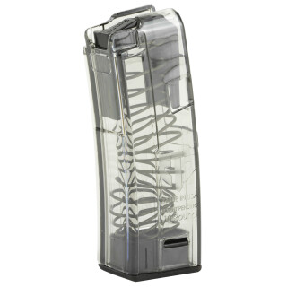 Elite Tactical Systems HK MP5 9mm Luger Magazine 10 Rounds Polymer Clear Smoke Finish