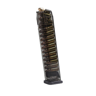 Elite Tactical Systems Pistol Magazine 9mm Luger 27 Rounds For Glock 17 Carbon Smoke