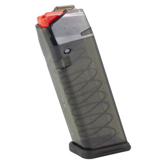 Elite Tactical Systems Pistol Magazine 10mm Auto 15 Rounds For Glock 20 Carbon Smoke