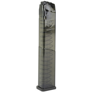 Elite Tactical Systems Pistol Magazine 10mm Auto 30 Rounds For Glock 20 Carbon Smoke