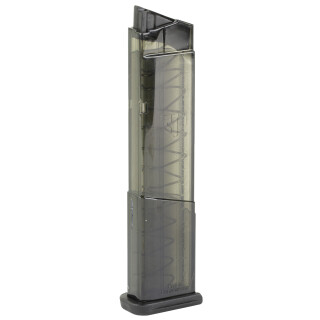 Elite Tactical Systems Pistol Magazine 9mm Luger 12 Rounds For S&W M&P Shield Carbon Smoke