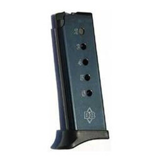 Diamondback DB380 Magazine 6 Rounds .380 ACP Finger Extension Bottom Base Plate Alloy Body Black Finish