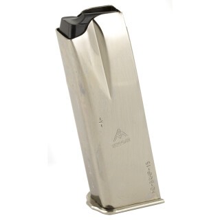 Mec-Gar Browning Hi-Power 9mm Magazine 15 Rounds Steel Nickel