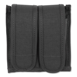 BLACKHAWK! Universal Double Pistol Mag Case Black Mounts Horizontally Or Vertically 44A054BK