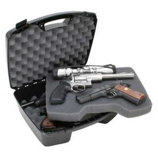 MTM Case-Gard 4 Handgun Hard Gun Case Snap Latches Black 81140