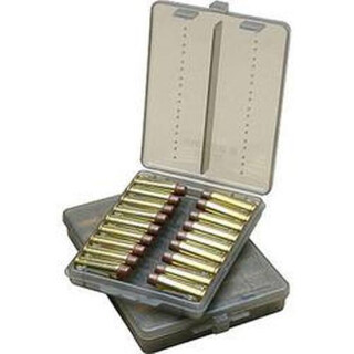 MTM Case-Gard Handgun Ammo Wallet .44 Magnum Caliber Holds 18 Rounds See-Thru Smoke Tint Finish
