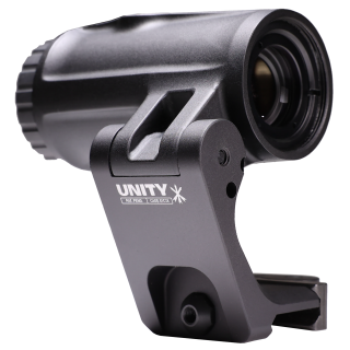 Unity Tactical FAST FTC 4X Magnifier QD Flip to Center Mount Black