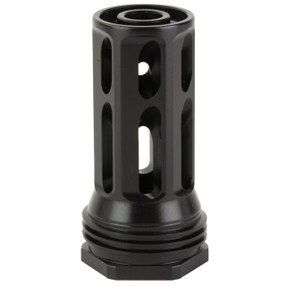 HUXWRX Flash Hider-QD 762/.30 Caliber 5/8x24 Thread Pitch Black