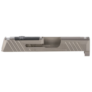 Grey Ghost Precision SIG P365 V1 Stripped Slide Machined 17-4 Stainless Steel DLC Coated Gray