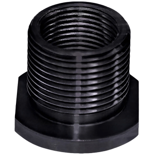Banish 1/2x28 to 5/8x24 Thread Adapter Steel Black