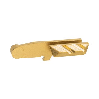 Tyrant CNC Sig Sauer P365 Extended Slide Catch Lever Stainless Steel Gold 