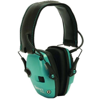 Howard Leight Impact Sport Folding Electronic Earmuff Teal R-02521