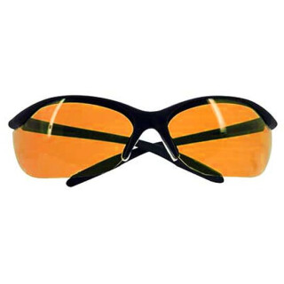 Howard Leight Vapor II Glasses Black Frame Orange Lenses R-01537