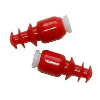 Radians Cease Fire Baffle Plugs One Pair Red CF7000BP