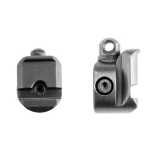 Swagger Bipods Stalker QD Standard Swivel Stud Adapter Aluminum Black SWAG-AD-QDSS