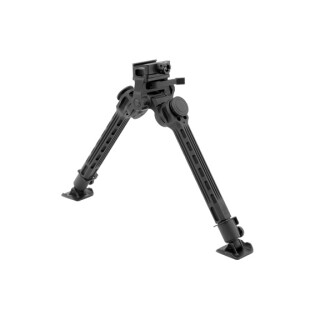 Leapers UTG Big Bore Full Stability Bipod 9"-14" Center Height Picatinny Mounted Black TL-BPFS01-A