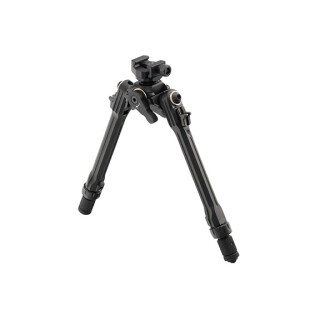Leapers UTG TBNR Bipod 8.5"-11" Center Height Picatinny Mounted Spiral Guided Black TLUB01