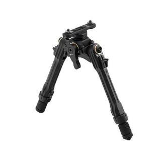 Leapers UTG TBNR Bipod 7"-9" Center Height M-LOK Mounted Spiral Guided Black TLUB02M-A