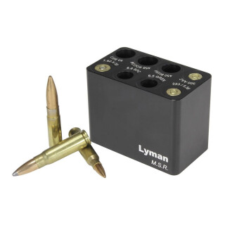Lyman MSR Ammo Checker Block Aluminum Black 7833003