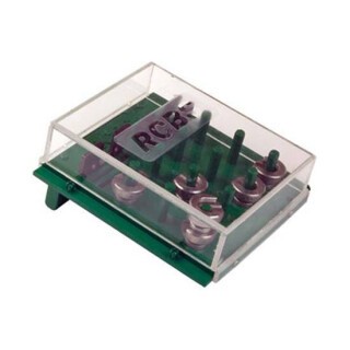 RCBS Shell Holder Rack 12 Pegs Polymer Green With Clear Lid 9461