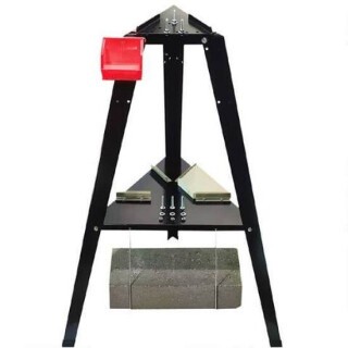 Lee Precision Reloading Stand Predrilled Baseplate Tripod Configuration Steel Black