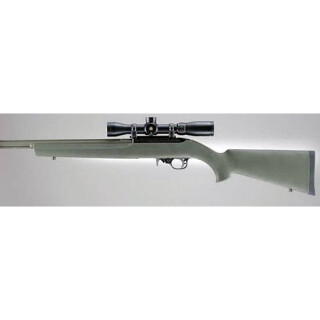Hogue Rubber Overmolded Stock For Ruger 10/22 OD Green 0.920 Inch Diameter Barrel