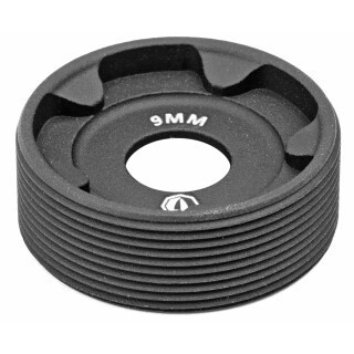Rugged Suppressors Obsidian Front Cap 9mm Black