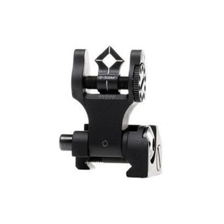 Troy Industries BattleSight Rear Folding Sight Di-Optic Aperture Black SSIG-DOA-RFBT-00