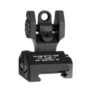 Troy Industries AR-15 Rear Folding Battle Sight Black Oxide Finish SSIG-FBS-R0BT-00