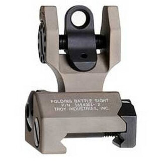 Troy Industries AR-15 Rear Folding Battle Sight Dark Earth Finish SSIG-FBS-R0FT-00