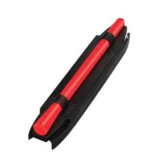 HiViz Front Sight Shotgun Magnetic Red fiber Steel Black S300R