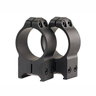 Warne Maxima Fixed 30mm Weaver/Picatinny High Scope Ring 2 pack Matte Black 215M