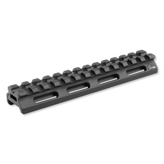 Leapers UTG AR-15 SuperSlim Picatinny Riser Mount 0.5" Height 5.5" Long 13 Slots Aluminum Black