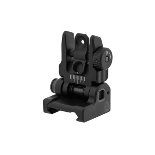 Leapers UTG ACCU-SYNC Spring-loaded AR-15 Flip-up Rear Sight Black