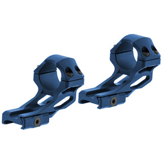 Leapers UTG ACCU-SYNC 1" High Profile 37mm Offset Pic. Rings, Blue