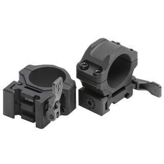 Leapers UTG ACCU-SYNC 1" QR Scope Rings Low Profile Picatinny Black