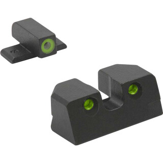 Meprolight Hyper-Bright Tritium Night Sights Sig P320 Green/Green