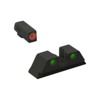 Meprolight Hyper-Bright Tritium Day and Night Sight Front Orange Ring/Rear Green for Kimber 1911