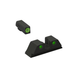 Meprolight Hyper-Bright Day and Night Tritium Sights Green Ring Front/Green Rear for Kimber K6 and DA/SA Revolvers