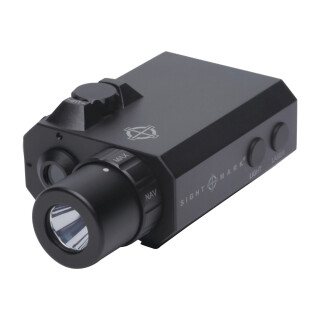 Sightmark LoPro Mini Combo 300 Lumen White Light/Green Laser Low Profile Design One Piece Weaver/Picatinny Mount Pressure Pad CR123A Battery Matte Black Finish